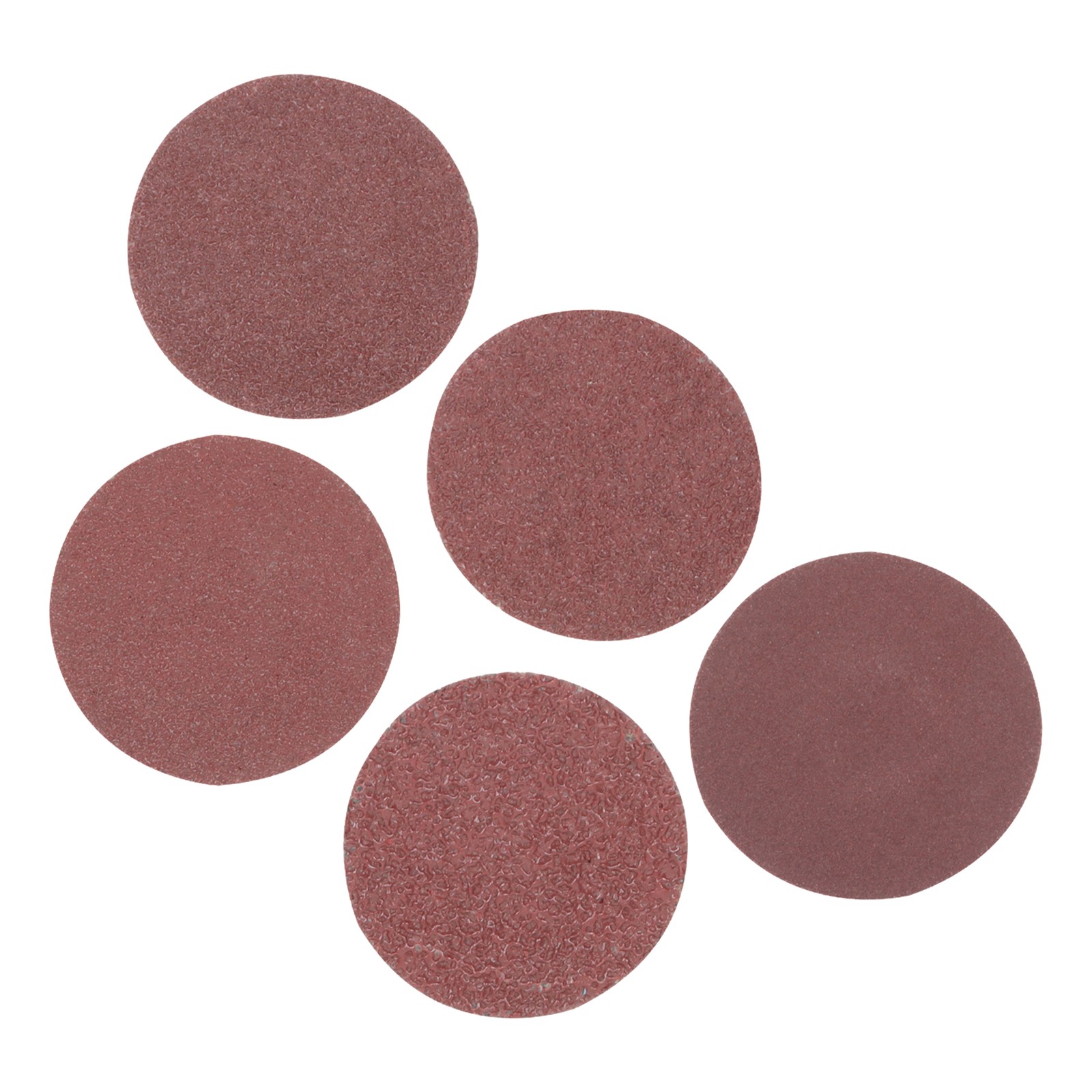 Set of 50 2 Inch Quick Change Sanding Discs, 36/60/80/120/240 Grit