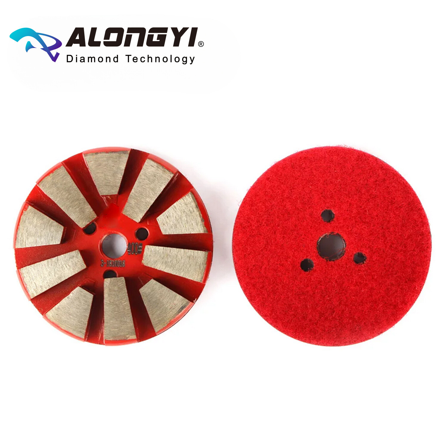 5pcs 3″ Diamond Polishing Pads Metal Bond Concrete Abrasive Wheels Wet Dry Use