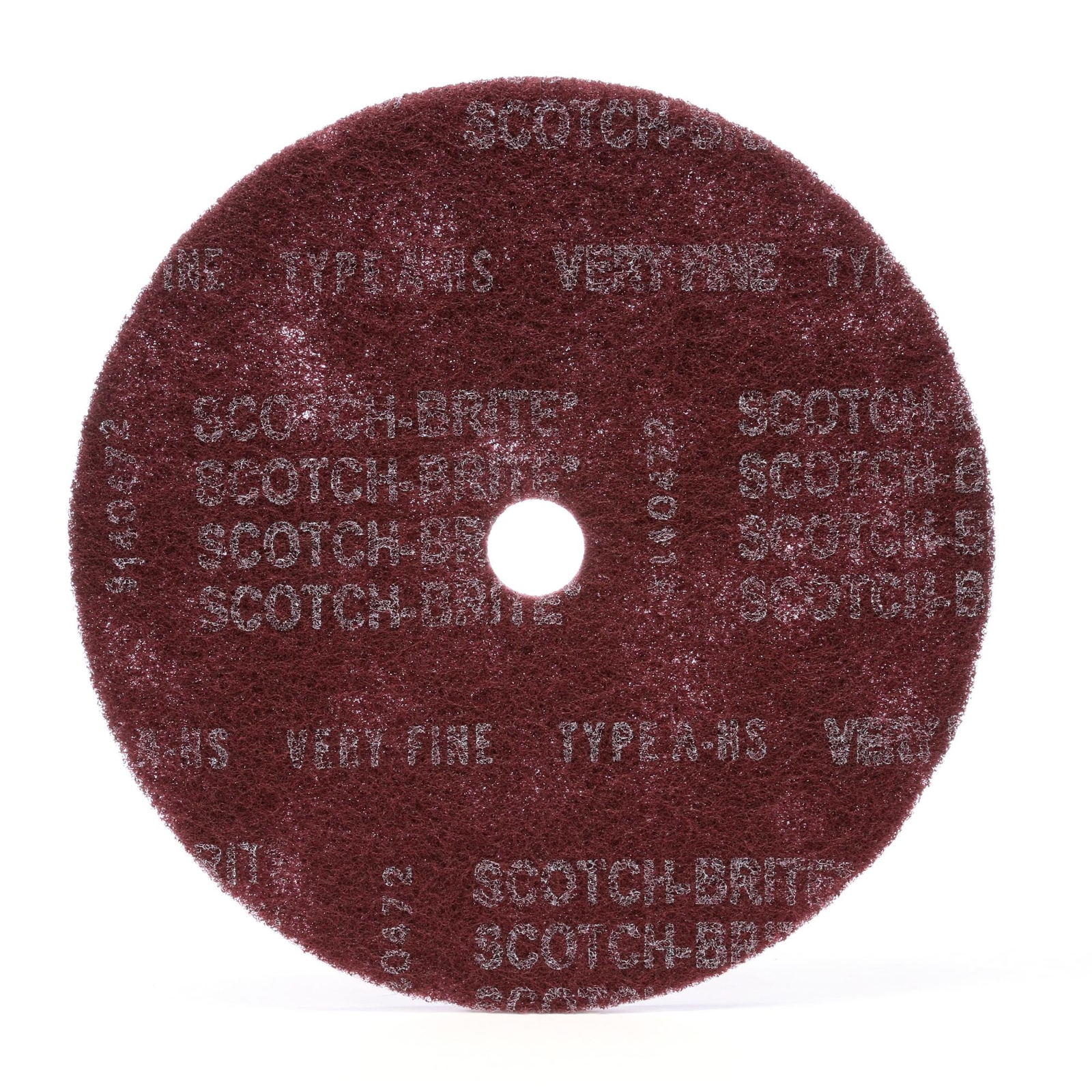 Scotch-Brite High Strength Disc, HS-DC, A/O Very Fine, 12 in x 1-1/4in