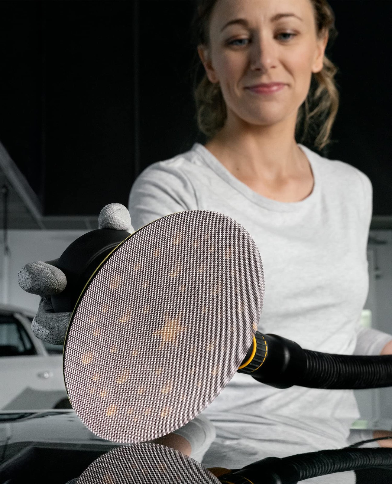 Mirka Abranet 6 Inch Sanding Discs 180 Grit Dust Free Sanding 50 Pack