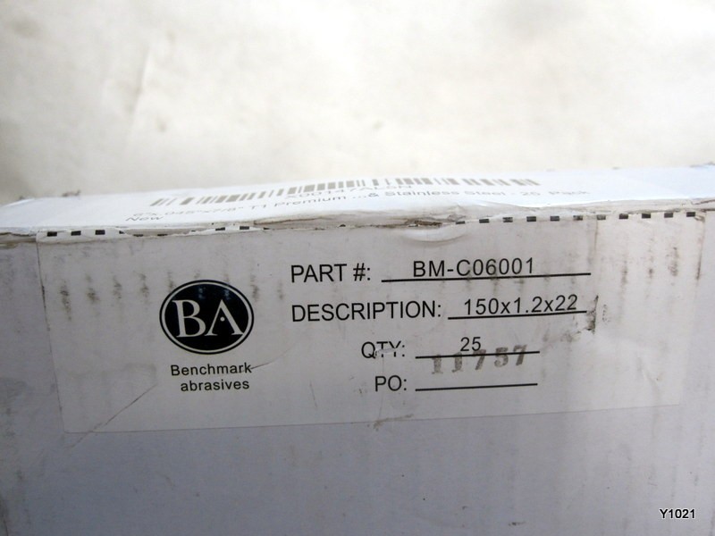 6″ x .045 x 7/8″ T1 Premium Thin Cut-Off Wheel – 25 pack BM-CO6001_25