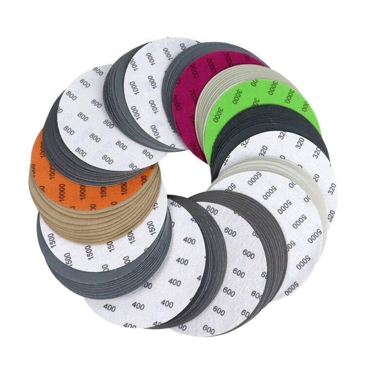 Silicon Carbide Sandpaper 100Pcs | 320-10000 Grit