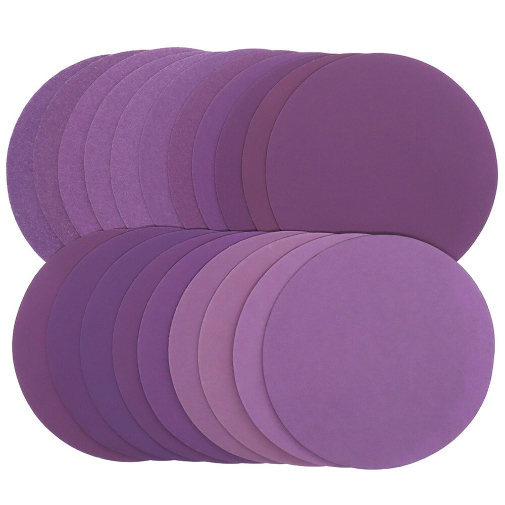 Wet And Dry Sanding Discs 25mm-150mm Sandpaper Hook And Loop Pads 60-10000 Grit