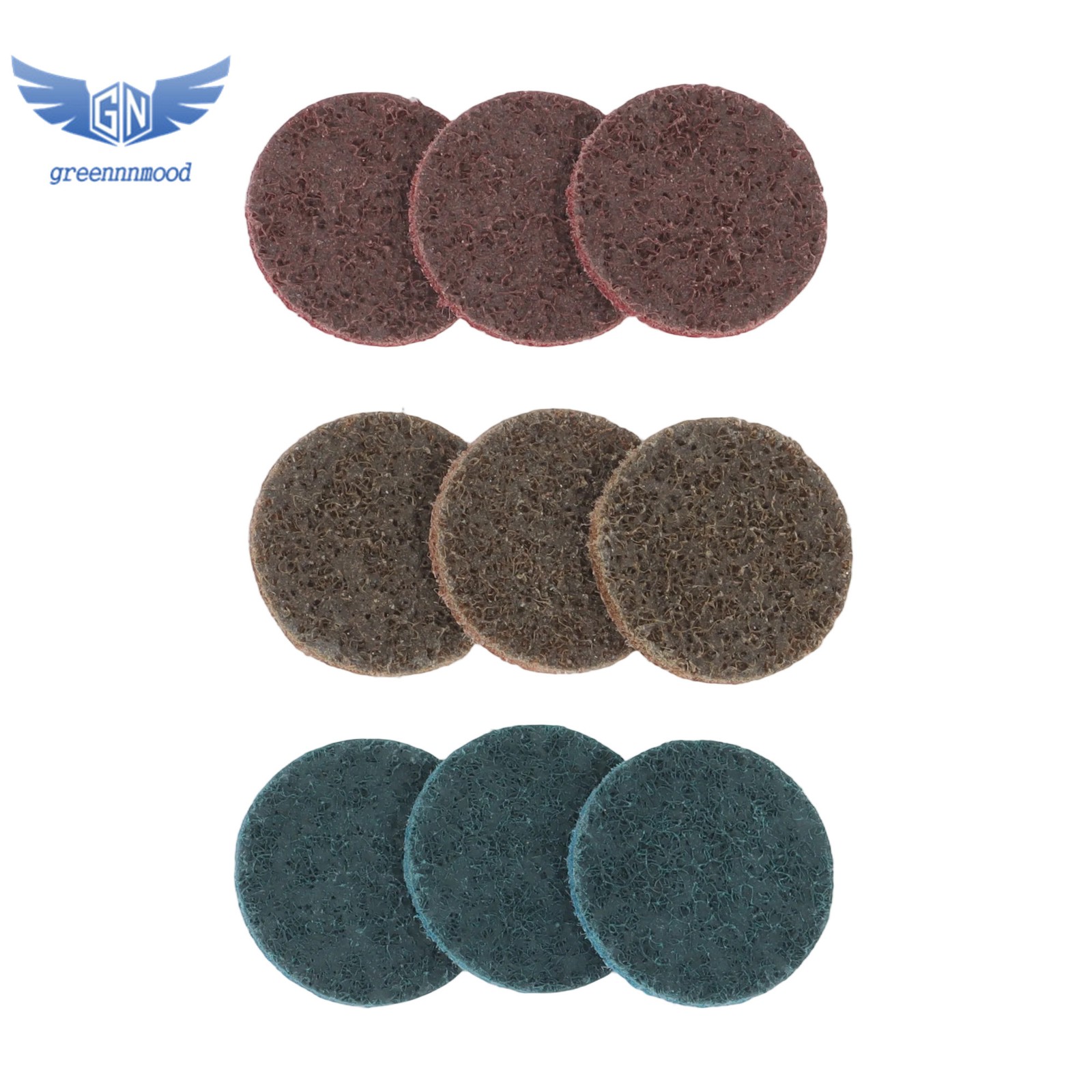 150 Pack 2 Inch Surface Conditioning Discs Fine Medium Coarse Sanding Pads