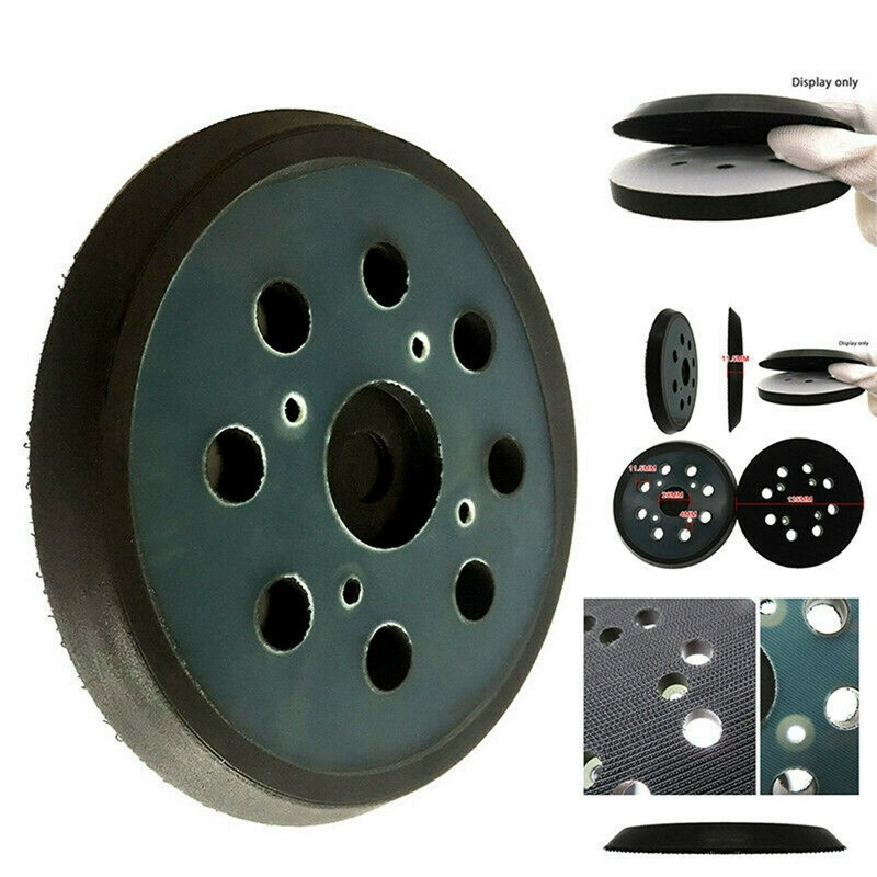1pc 5″Hook and Loop Sander Pad Replacement 8 Holes Sanding Backing Polishing Pad