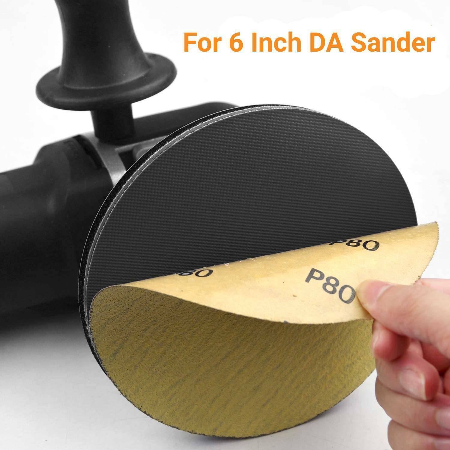 6 in PSA Sanding Disc Sandpaper 100 Roll 120 Grit Sticky Back Adhesive DA Sander