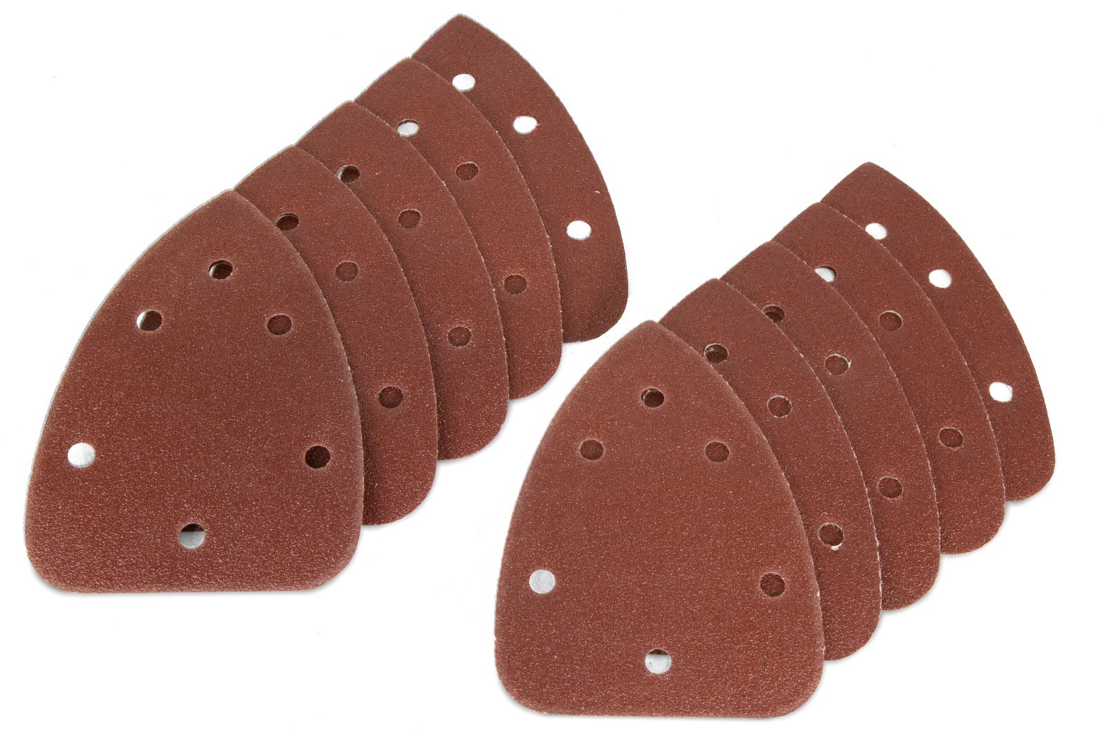 WEN 6301SP240 Detailing Palm Sander 240-Grit Hook and Loop Sandpaper (10-Pack)