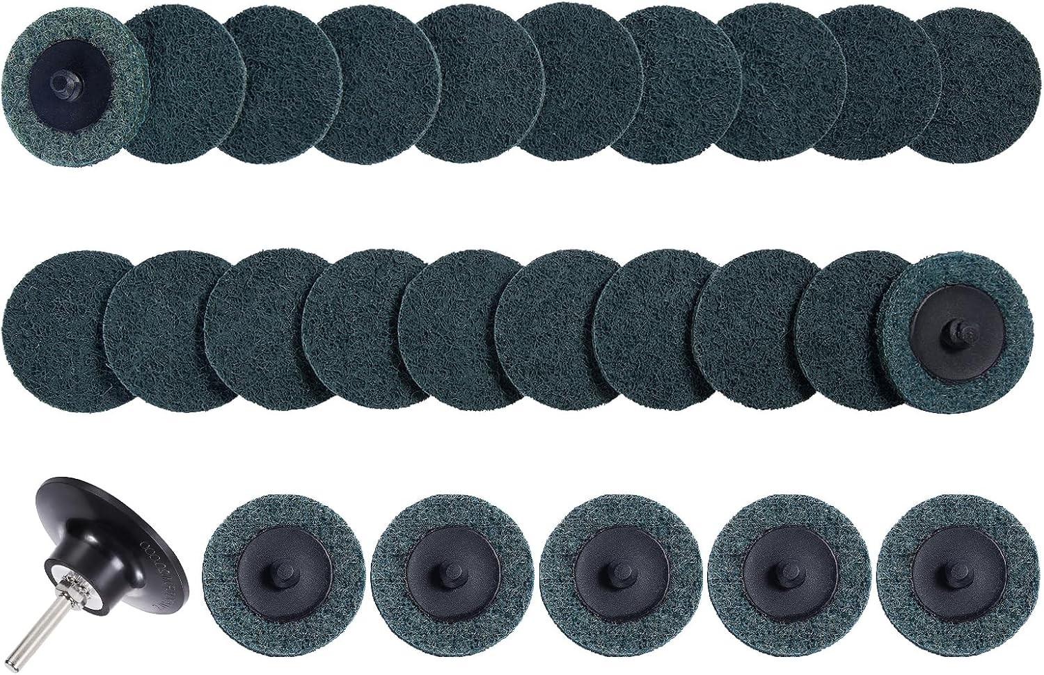 S SATC 25PCS Sanding Discs 2 Inch Quick Change Disc Surface Conditioning Discs