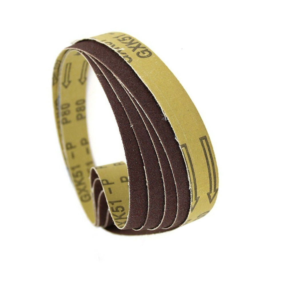 10Pcs 520*20mm/330x10mm/457*13mm P60-P320 Abrasive Belt Sanding For Machine Tool