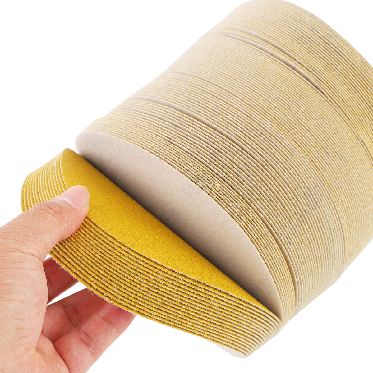 6″ Inch 60-800 Grit 100-PACK DA Sanding Disc PSA Sandpaper