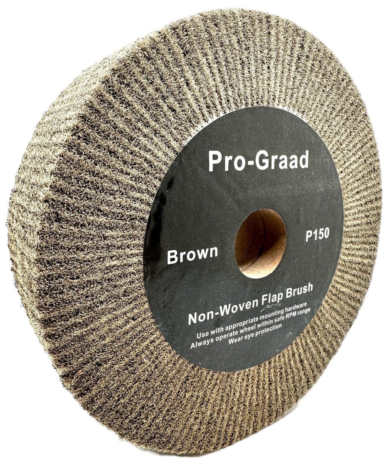 Pro-Graad Non-Woven Bench Grinder Polishing Burnishing Finishing Flap Brush Whe