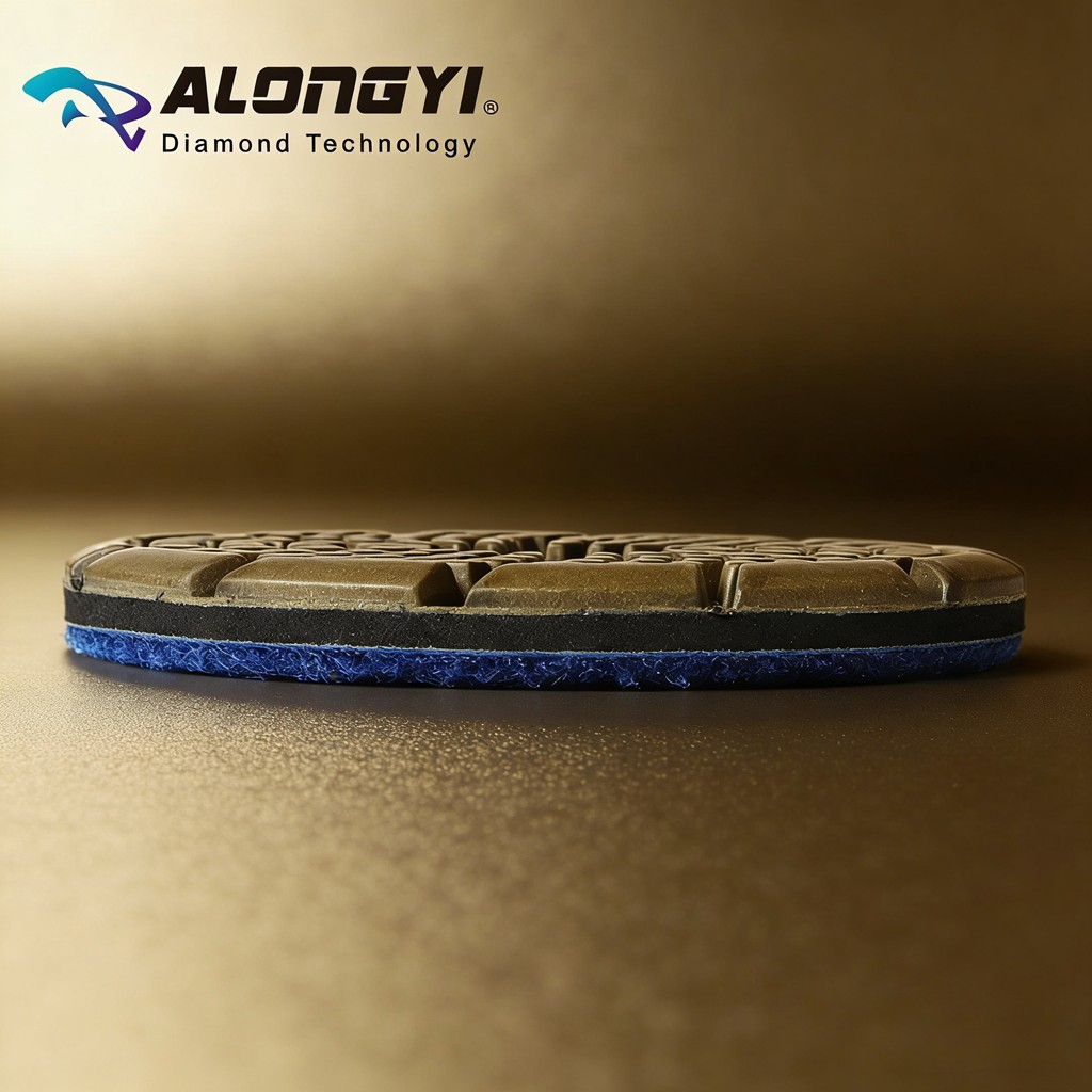 3″ 7PCS Diamond PolishingPad Kit Professional Concrete Floor SandingDisc Wet Use