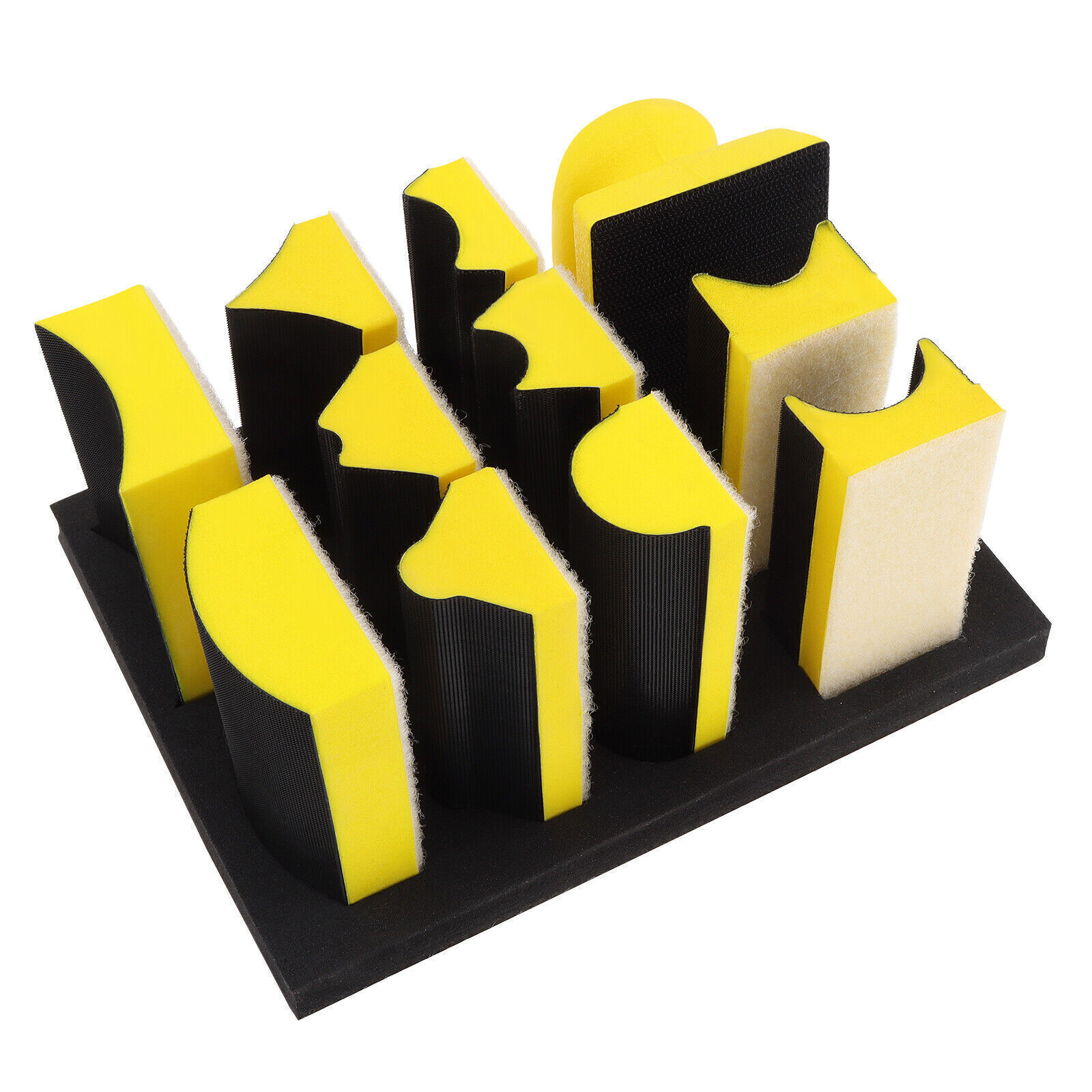 11pcs/set Sanding Block Set for Sander Wood Woodworking Furniture / Auto Paint