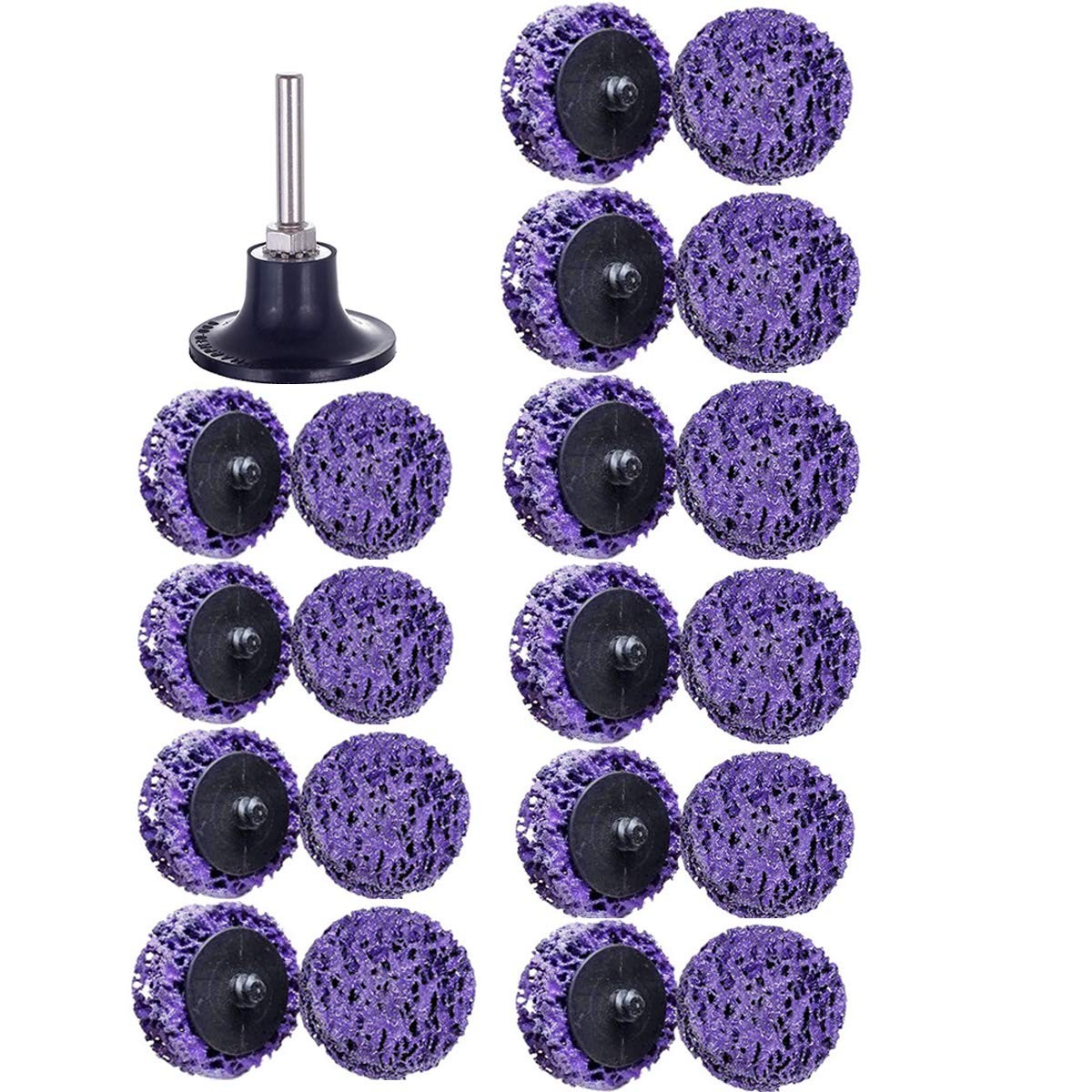 21 Pcs 2″ Quick Change Easy Strip Discs, Paint Stripping Wheel for Drill