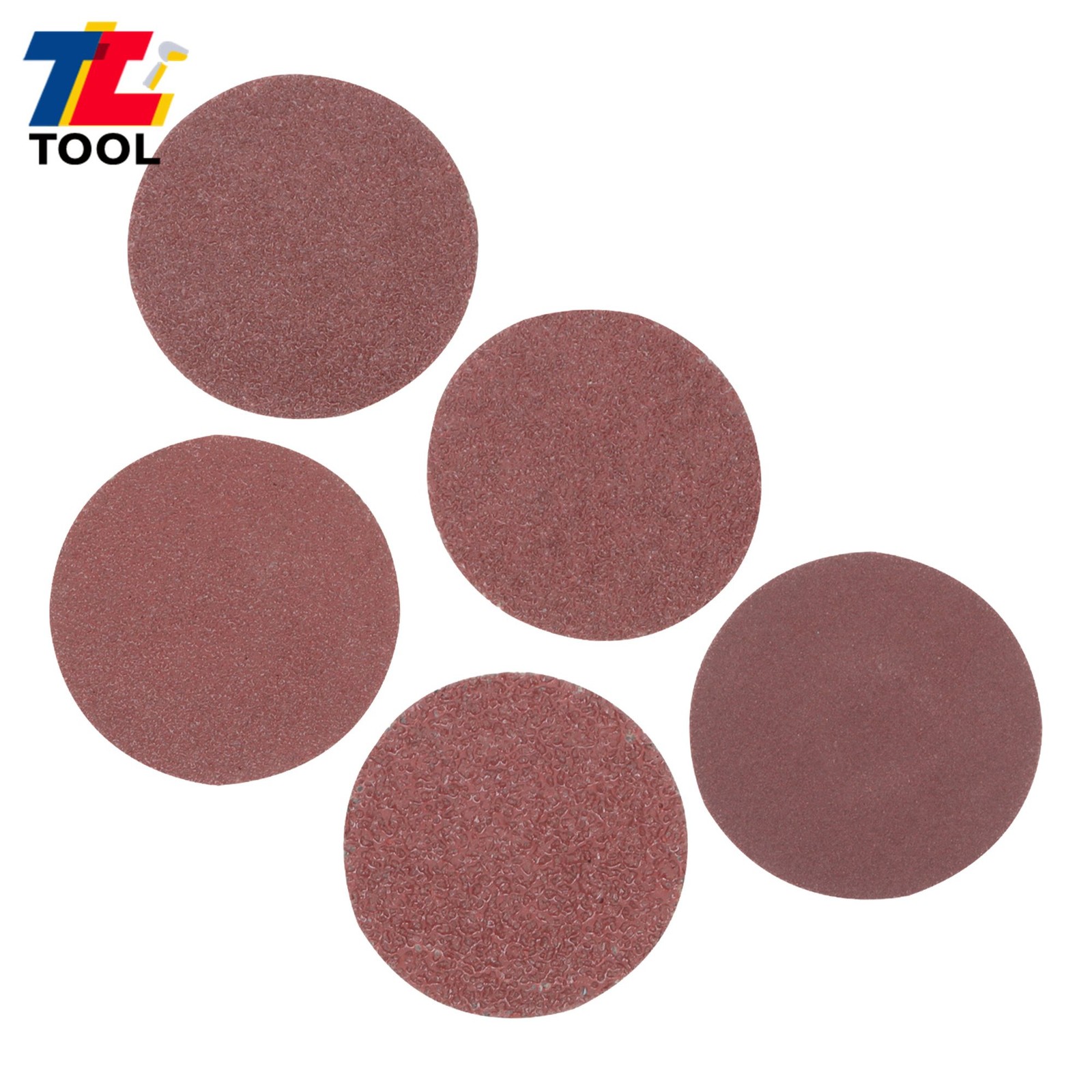 50PCS Rotary Lock Grinder Sanding Grinding Discs 2 Inch 36/60/80/120/240 Grit