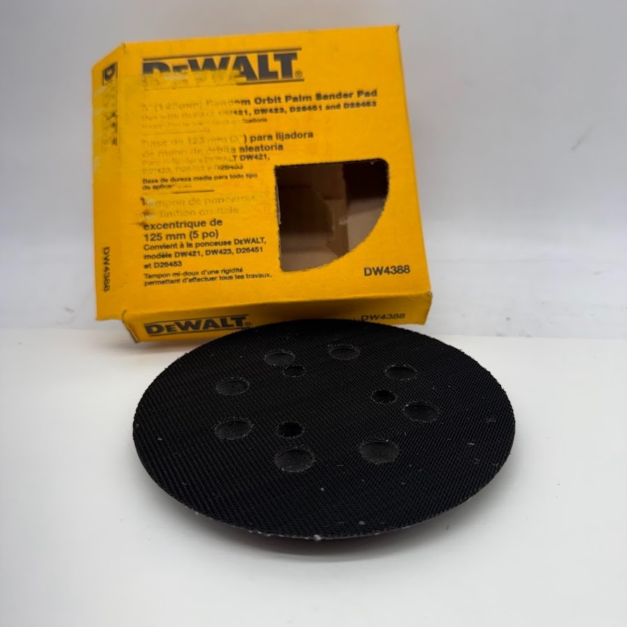 DEWALT 5 in. Random Orbit Palm Sander Pad DW4388