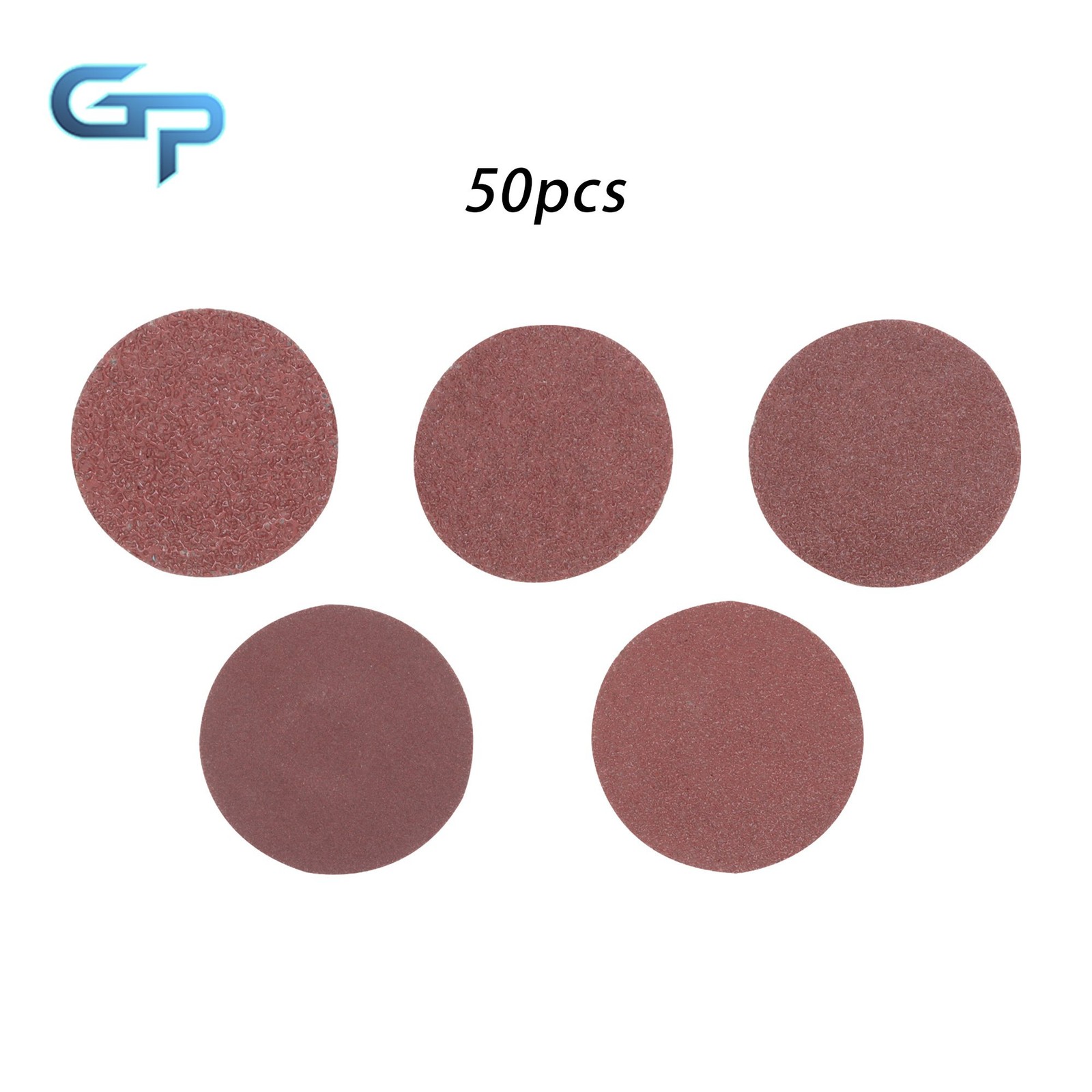 50 PCS 2 Inch 36/60/80/120/240 Grit Roll Lock Sanding Discs for Die Grinder