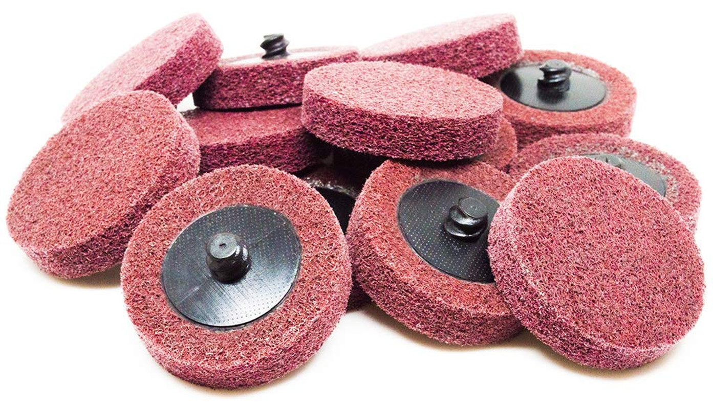 2 Inch Sanding Discs Quick Change Aluminum Oxide Surface Preparation Wheels Pol