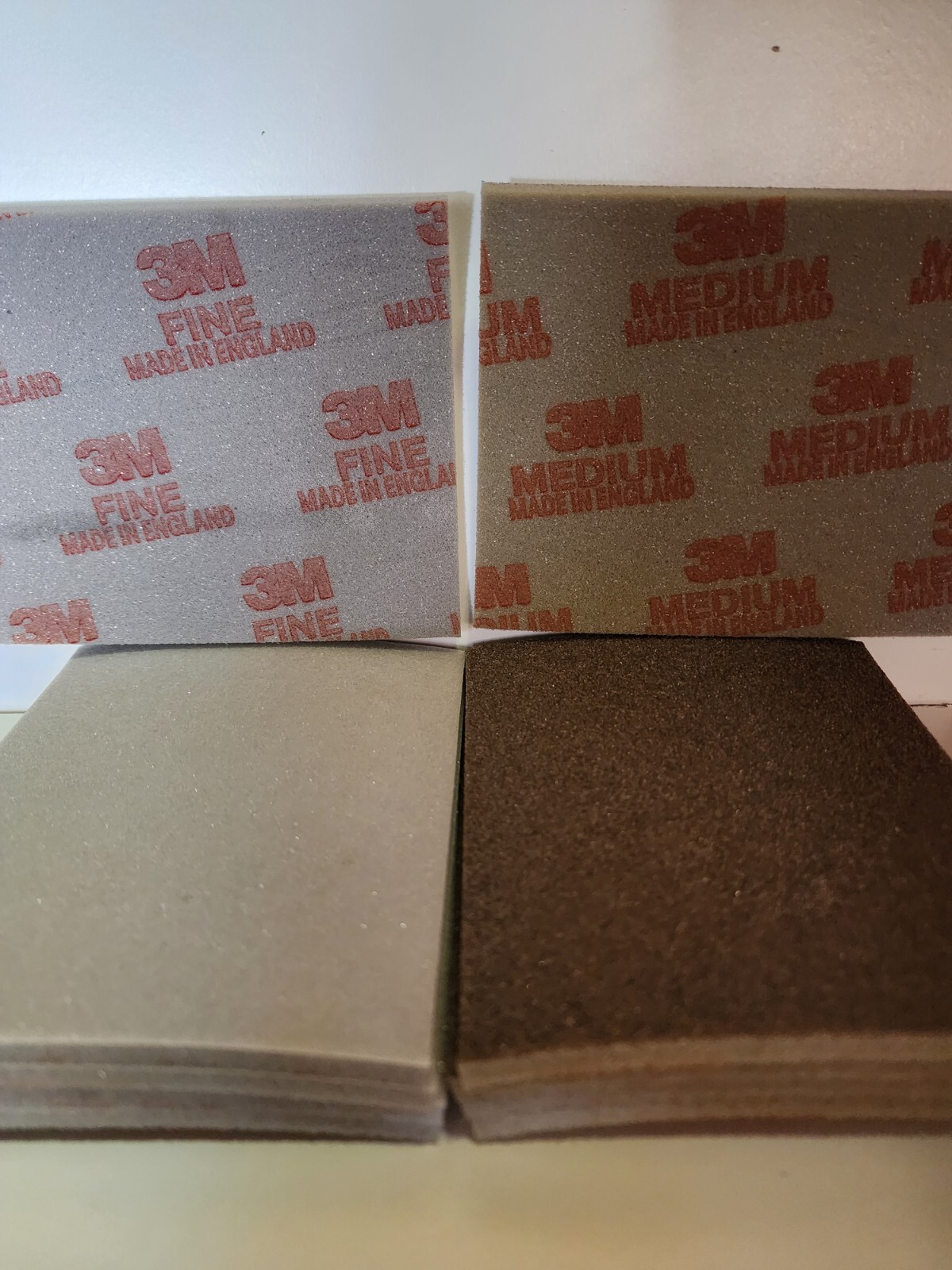 Sanding Pad, 3M contour sponges (5) Fine 100 & (5) Medium 60 Grit
