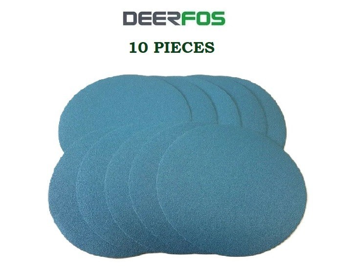 DEERFOS 6″ SANDING DISC, 10PCS SANDPAPER SHEET