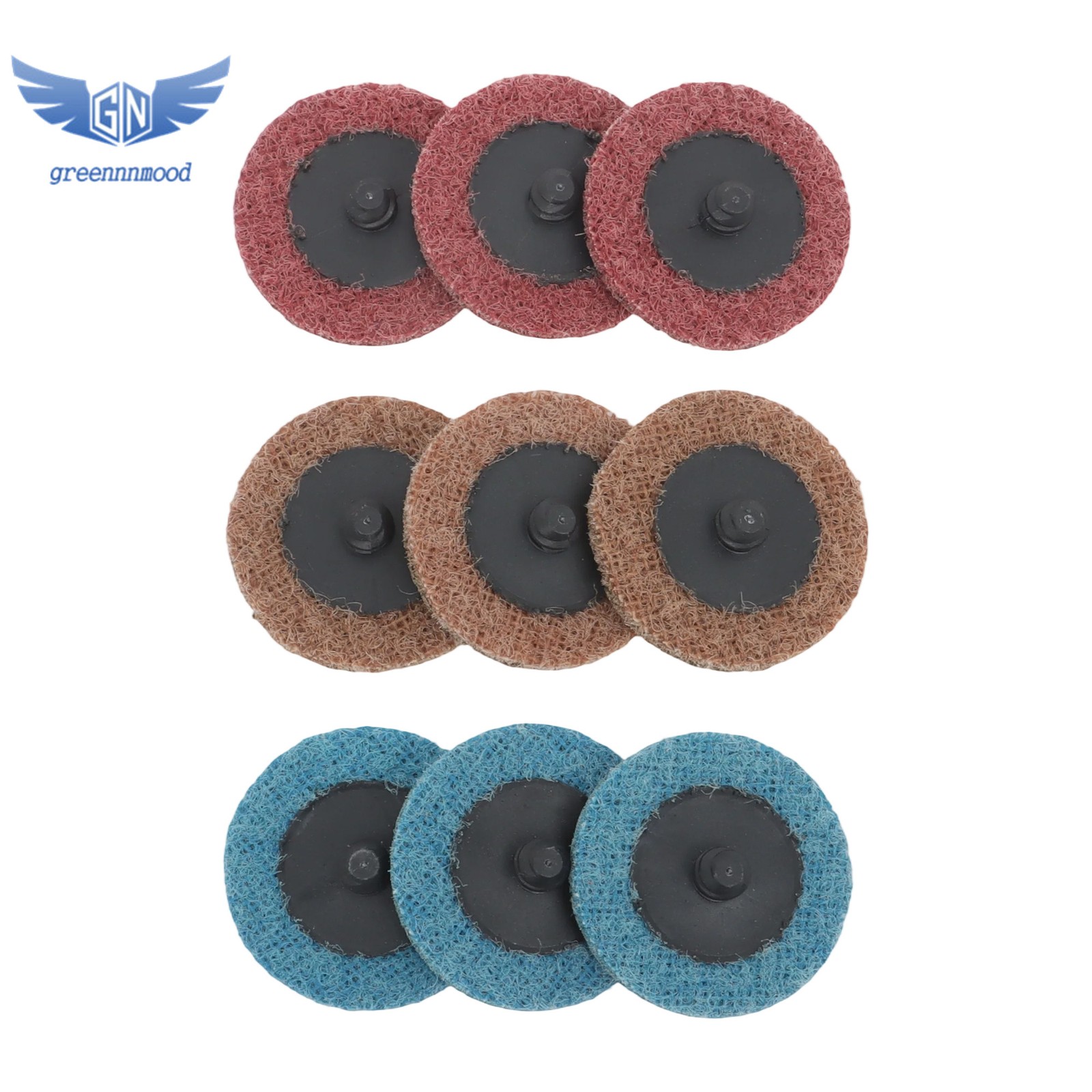 150 Pack 2 Inch Surface Conditioning Discs Fine Medium Coarse Sanding Pads