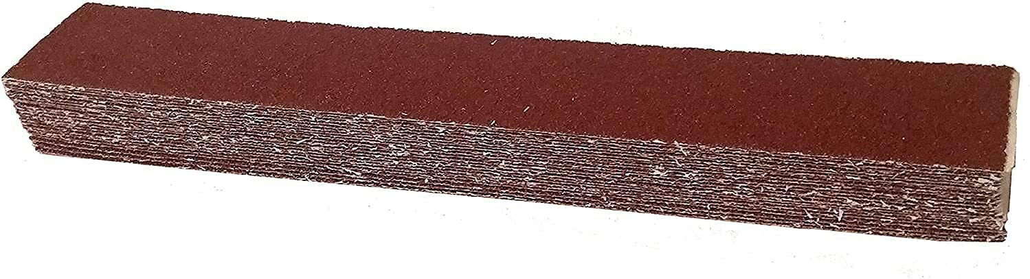 Starcke Premium Aluminum Oxide Longboard Sanding Sheets 2-3/4 x 17-1/2 Inch