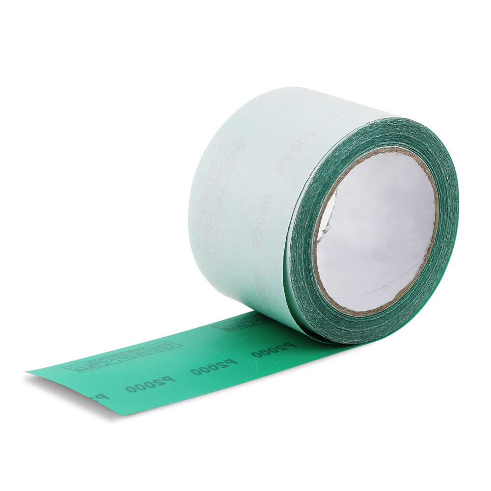BHA 2-3/4″ x 20 Yard Green Film PSA StickyBack Longboard Sandpaper Roll, Wet/Dry