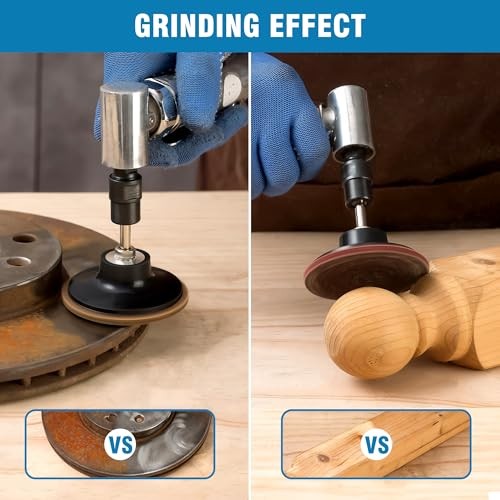 45Pcs Sanding Disc 45PCS Coarse/Medium/Fine Grit+1/4″ Drill Backing Pad 3 Inch