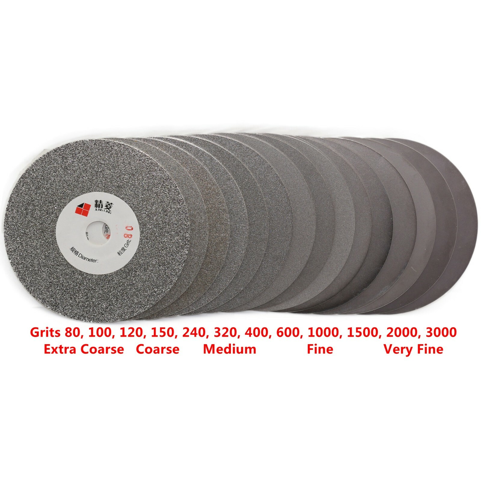 4″ inch Diamond Grinding Disc 1000 Grit Fine Coated Flat Lap Disk Lapidary Tools