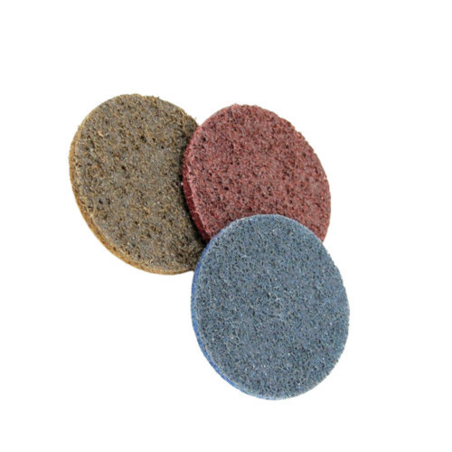 100 Pcs 3 in Scour Quick Change Sanding Disc Coarse to Fine Surface Conditioning