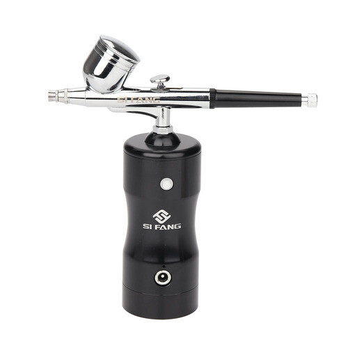 Cordless Airbrush Gun Kit Dual Action Air Spray Gun Compressor Nail Art Paint