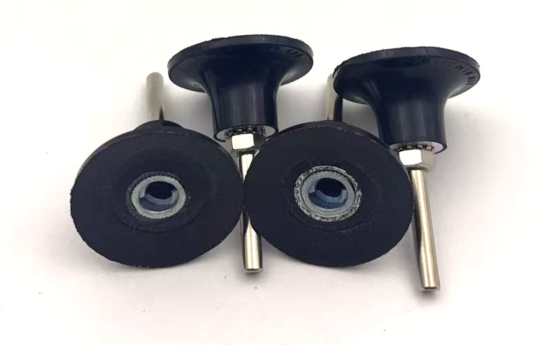 4 PCS ROLOC 2″ TYPE R HOLDER MANDRELS, 1/4″ SHANK FOR 3M & OTHER SANDING DISCS