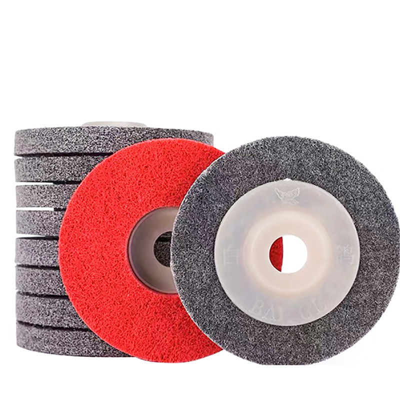 100mm 4″ Nylon Fiber Wheel Abrasive Polishing Buffing Disc Pad Angle Grinder