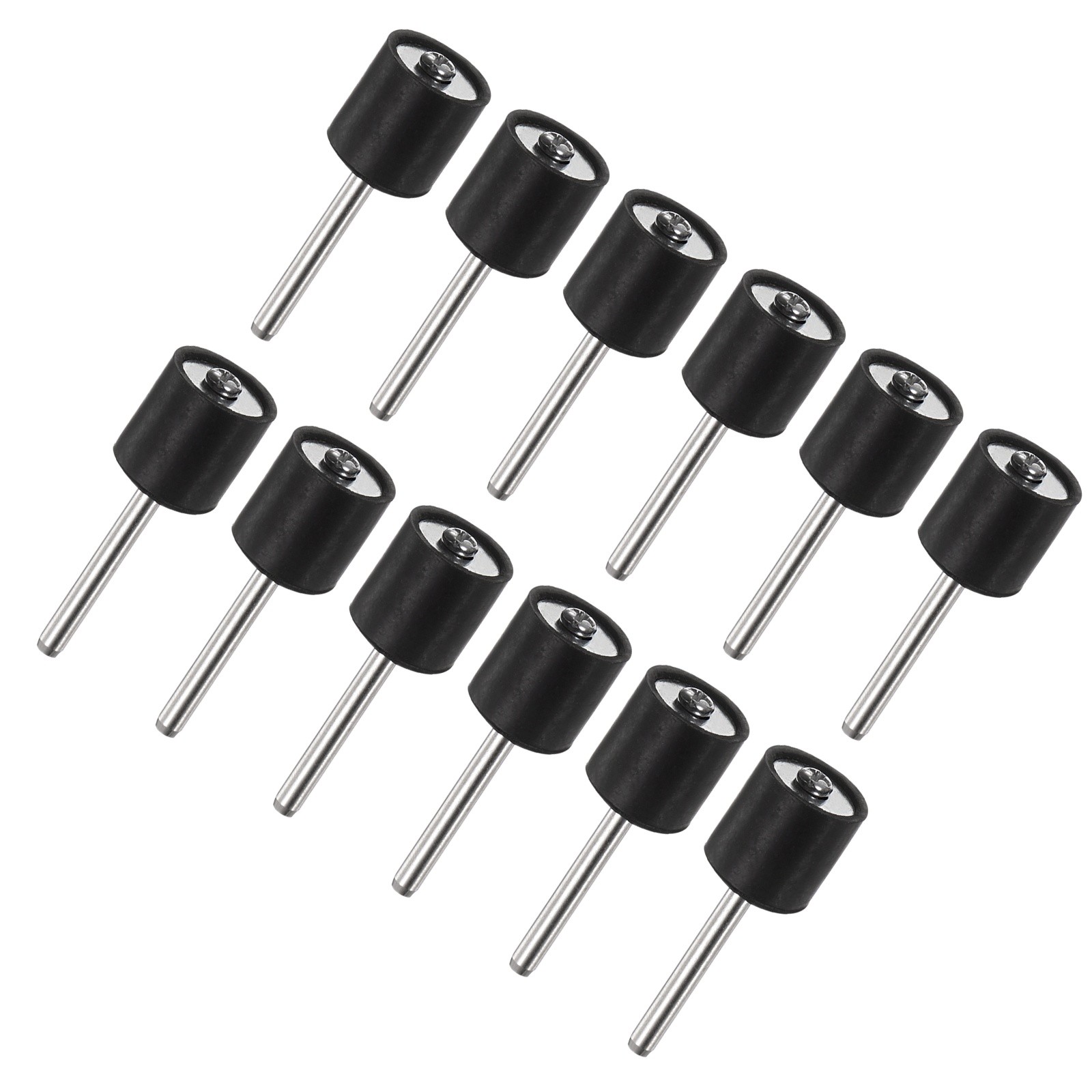 12X 1/2″ Sanding Drum Rubber Mandrels 1/8″ Shank Sanding Sleeve Holder
