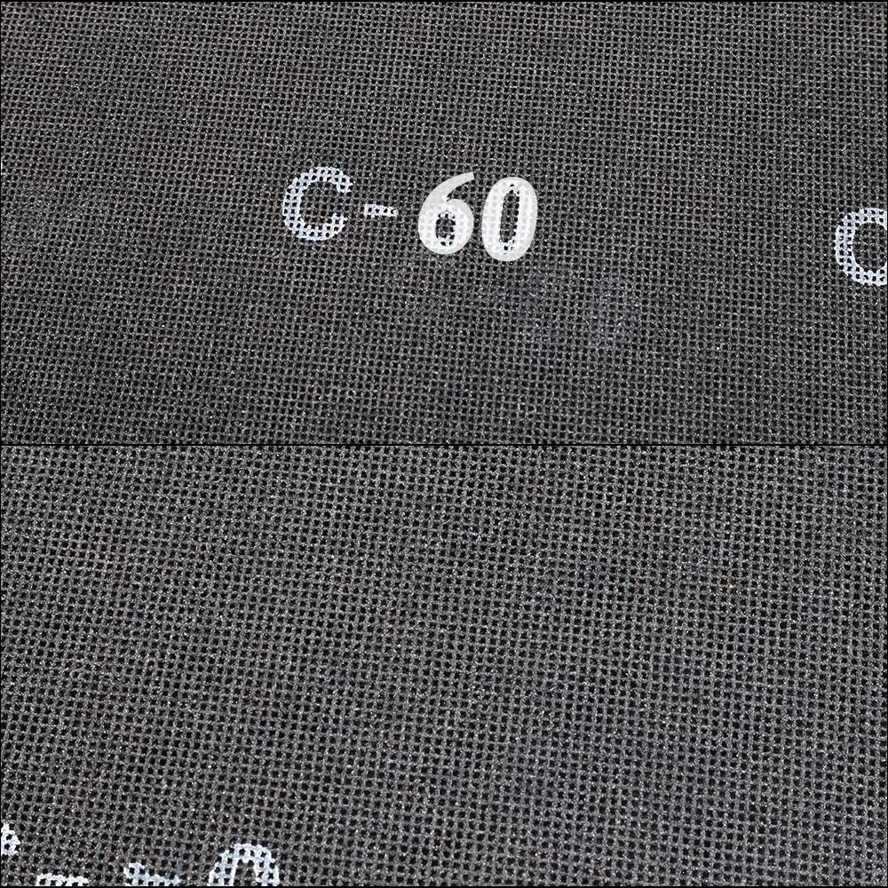 10 PCS 17 Inch 60 Grit Sanding Screen Discs Black Silicon Carbide Floor
