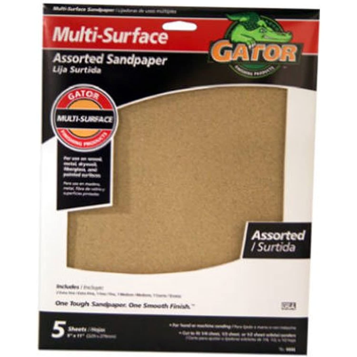 ALI INDUSTRIES 4466 320 25 CT Grit Sandpaper, 9-Inch x 11-Inch