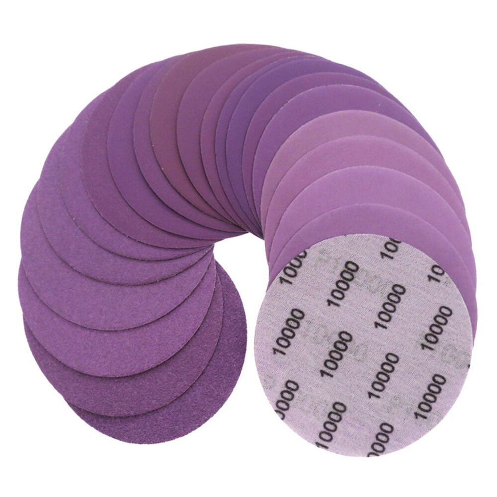 Wet And Dry Sanding Discs 25mm-150mm Sandpaper Hook And Loop Pads 60-10000 Grit