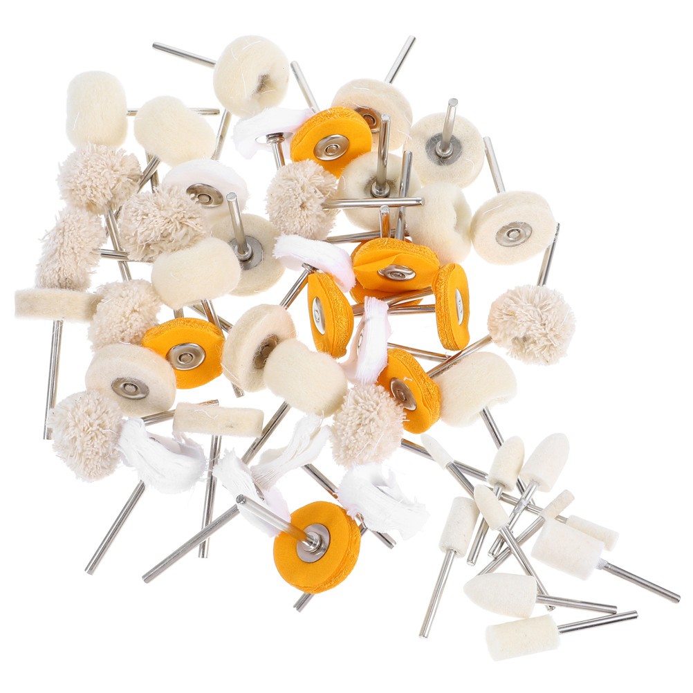 50 Pcs Polishing Buffing Wheel Brush Mini Kit for Jewelry Watch Repair