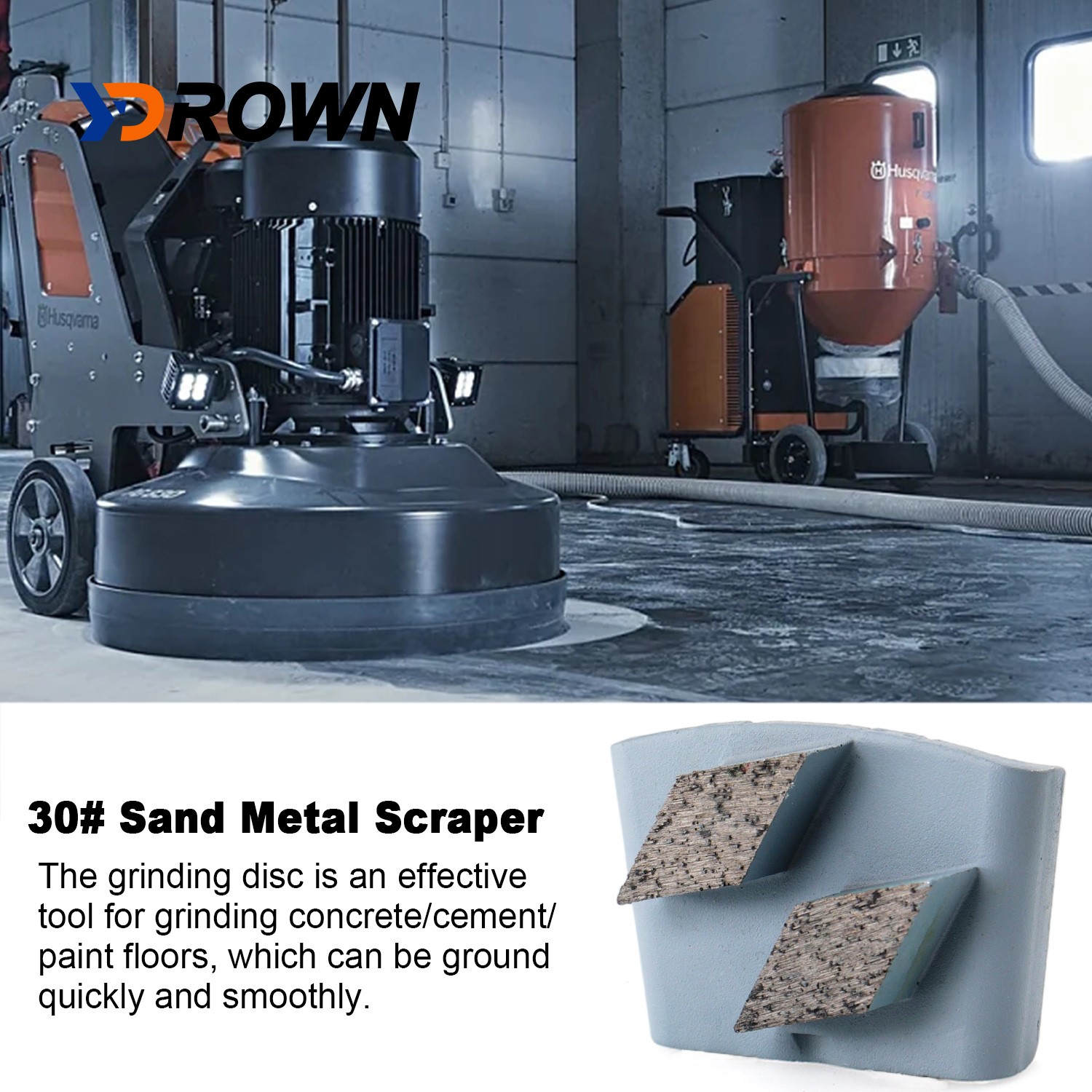 Trapezoid Metal Bonded Segments Diamond Grinding Pads for Concrete Floor Machine