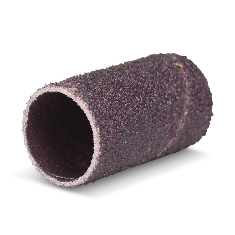 1/4″ x 1/2″ Aluminum Oxide Spiral Bands, No Lap Sanding Sleeves – 100 Pack