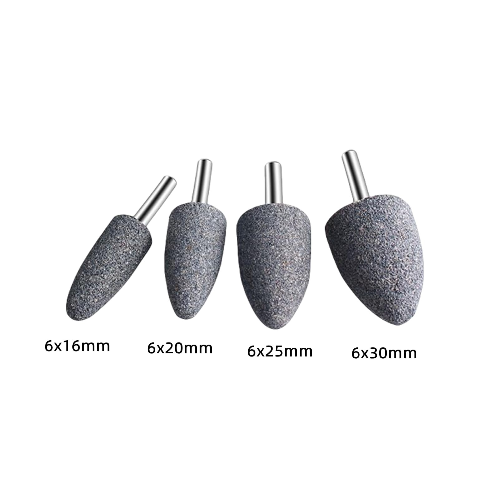 10Pcs 16mm Mounted Grinding Stones, Cone Shape Aluminum Oxide Polishing Abras…