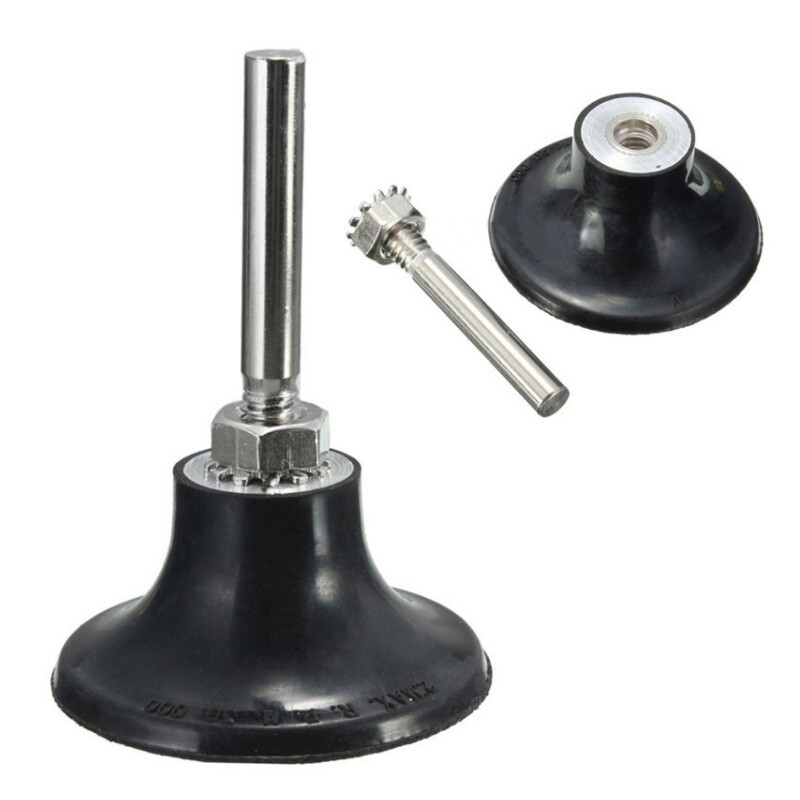1″ 2″ 3″ 25 50 75mm Sanding Disc Holder Roll & Lock Rotary Pad Holder 1/4″ Shank