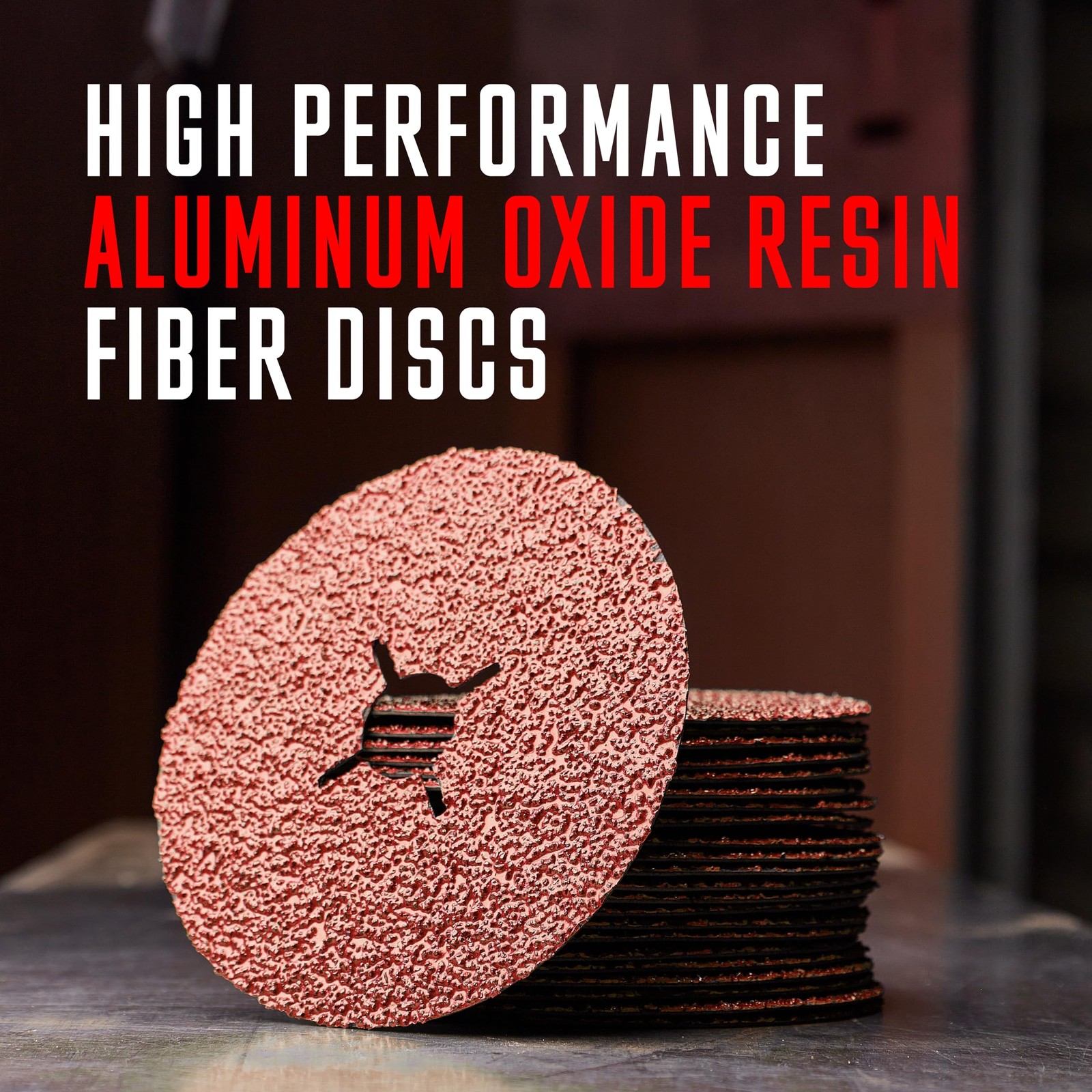 Sanding Discs 120 Grit 4-1/2″ Diameter 7/8″ Arbor – for Angle Grinder, 25-Pack