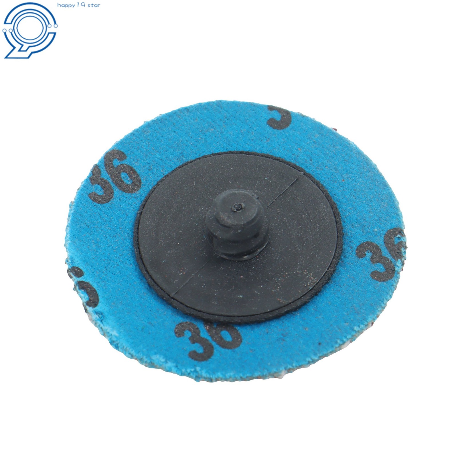 50PCS 2 Inch Aluminum Oxide Roll Lock Die Grinder Sanding Grinding Disc 36 Grit