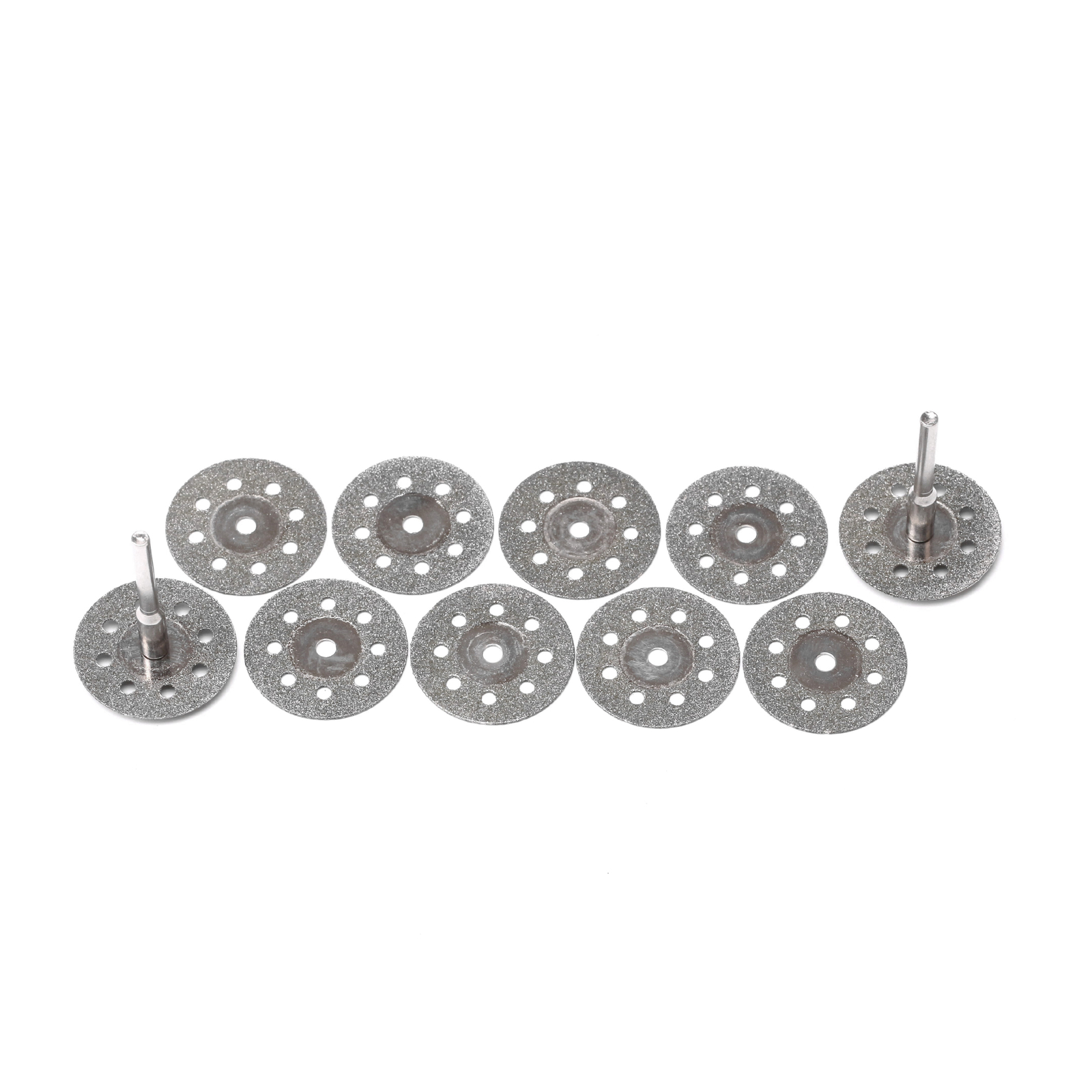 10Pcs 1″ 25mm Diamond Cut-off Discs for Dremel Rotary Tool 1/8″ Glass Stone