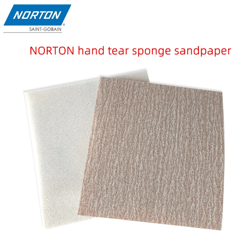 NORTON Sponge Sandpaper Roll 200 Sheets/BOX For Polishing Car Sheet Metal Spray