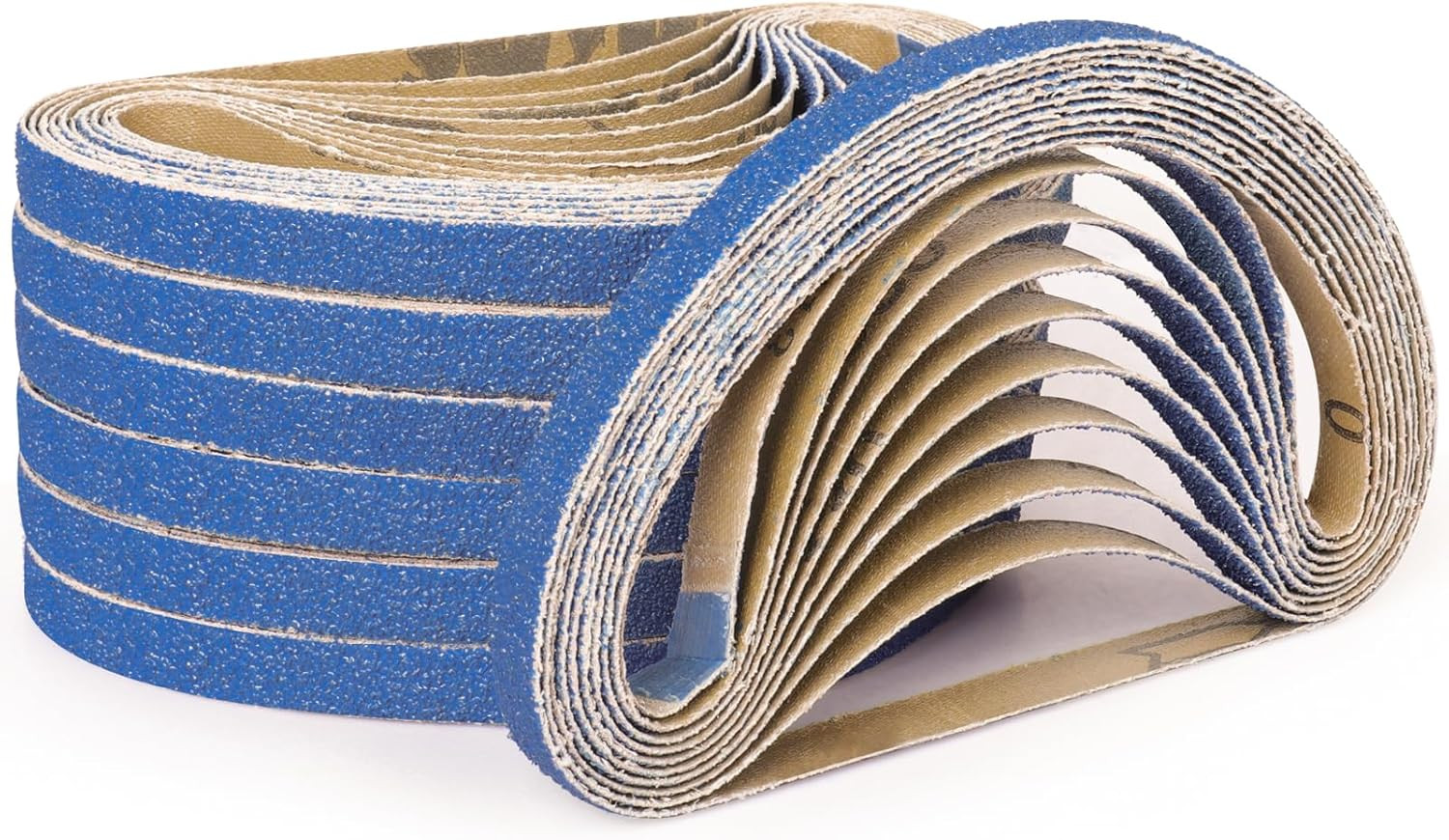 40-Piece 1/2 X 18 Inch 40 Grit Zirconia Sanding Belts Heavy Duty Long-Lasting M