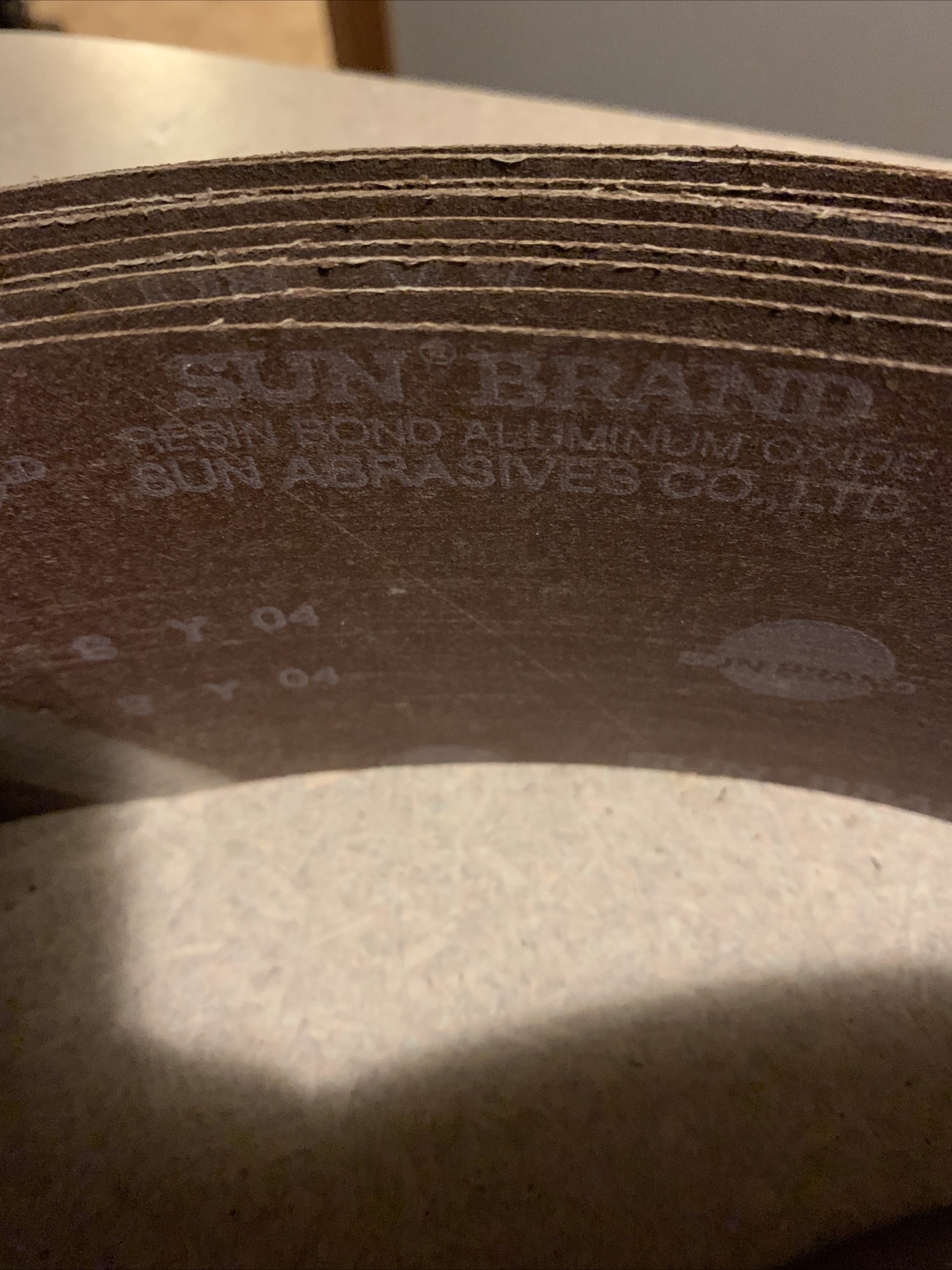 Sun Abrasives 4” X 132” Sanding Belt 80grit Resin Bonded Aluminum Oxide Qty Of 2