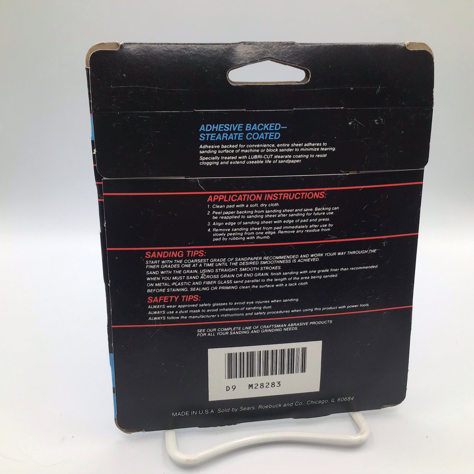 Sears Craftsman Aluminum Oxide Coarse 60 Sandpaper 4.5 in x 4.5 in 4 Sheets New