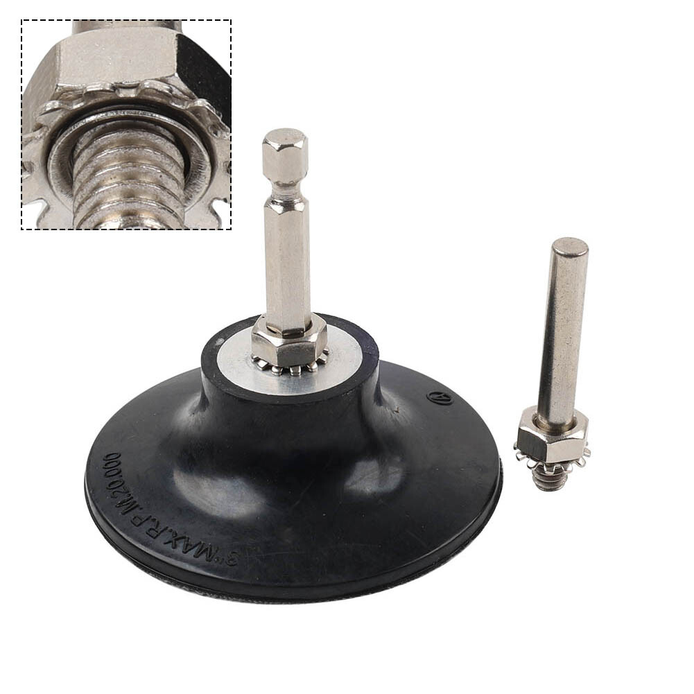 1″ 2″ 3″ Sanding Disc R Type Roll Lock Rotary Pad Holder 1/4″ Shank Die Grinder